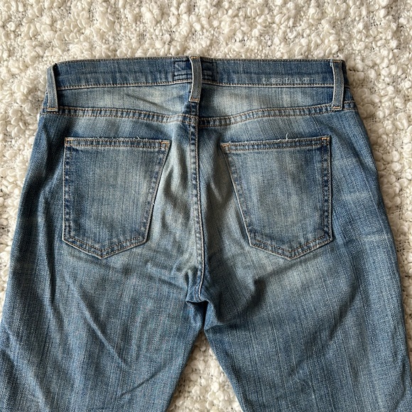 Current/Elliott the Skinny Ankle Low Rise Jeans in Driftwood Destroy Sz 26 - Picture 10 of 10